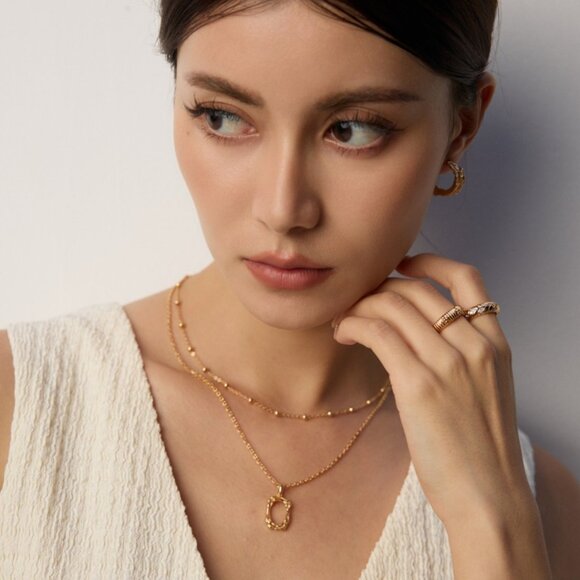 ✨ Artisan Original Sterling Silver Satellite Chain Necklace | Dainty Minimalist - Picture 4 of 12